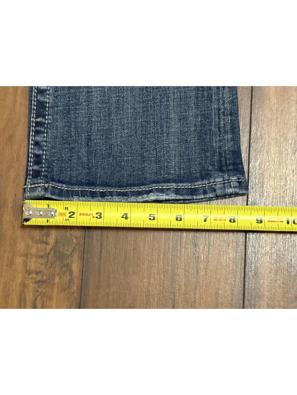 RARE VTG Miss Me Bootcut Jeans Embroidered Rhinestone Blue Western Stretch Women - Picture 8 of 12